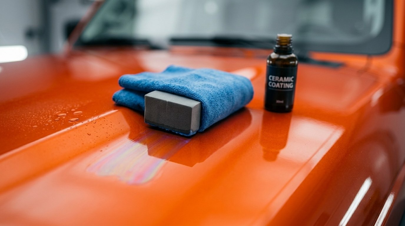 Нанесение защитной керамической полировки на кузов